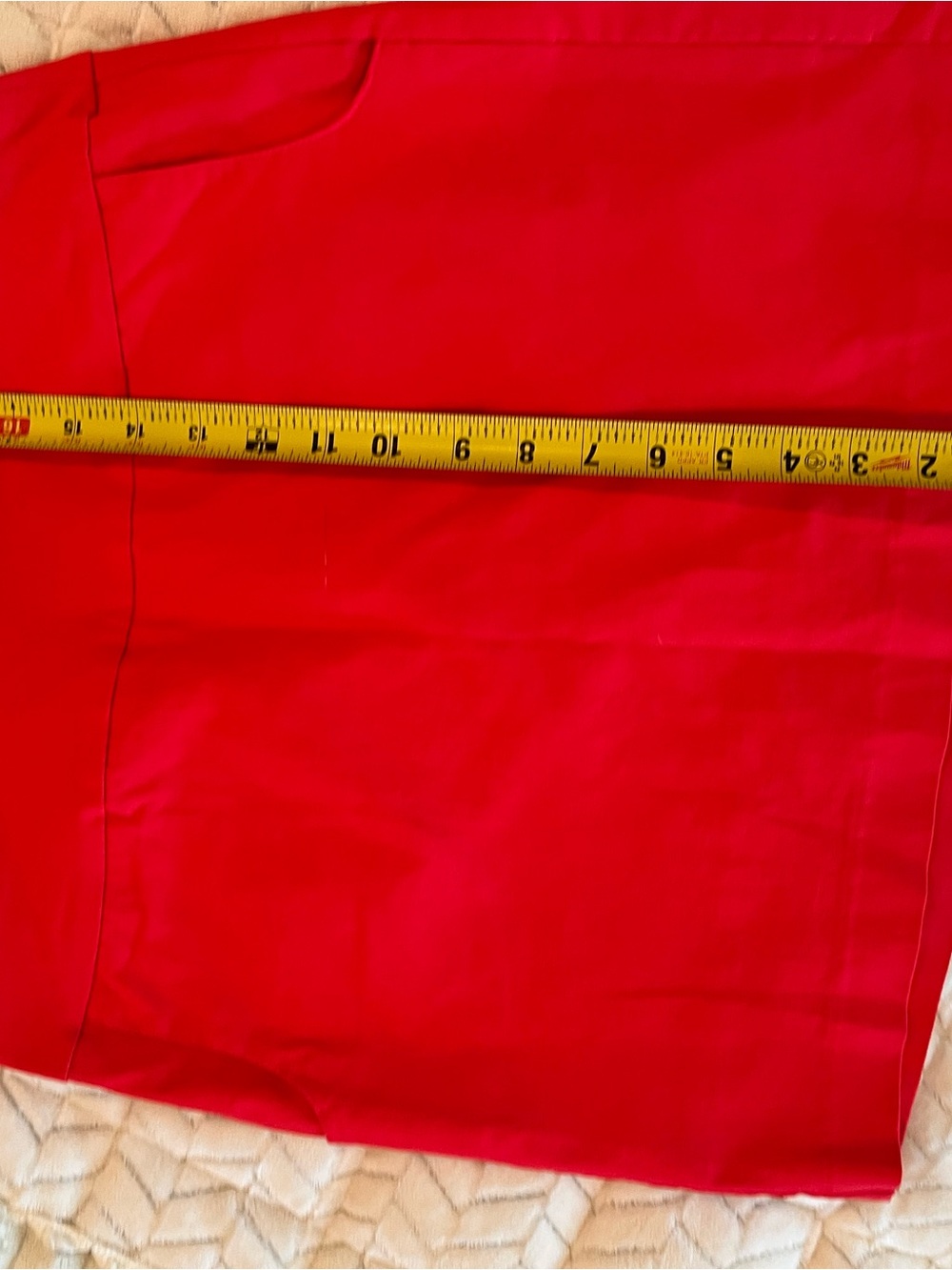 Zac & Rachel Bright Red Mini Skirt/Skort - Picture 4 of 8